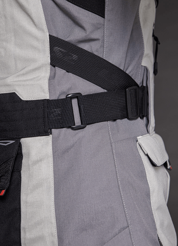 Campera LS2 Apollo Hombre Negro / Gris